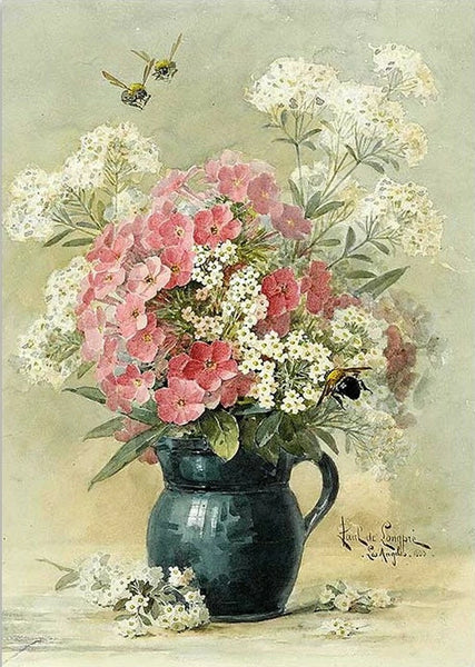 Blue Vase Bouquet