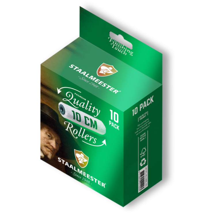 Staalmeester  Deluxe Microfelt Rollers and Refills