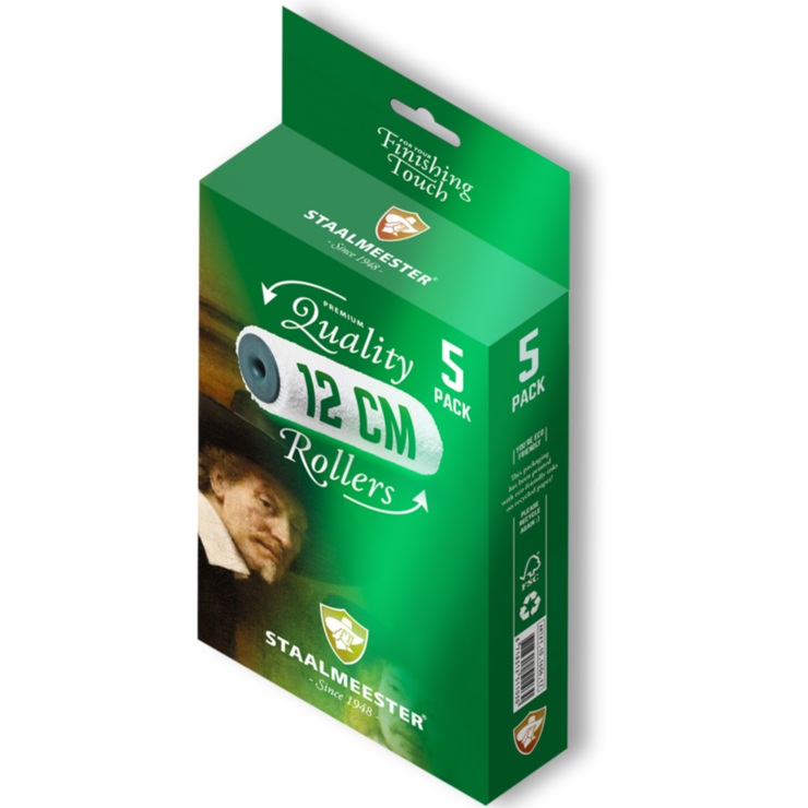 Staalmeester  Deluxe Microfelt Rollers and Refills