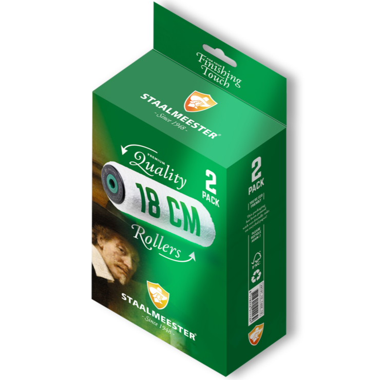Staalmeester  Deluxe Microfelt Rollers and Refills